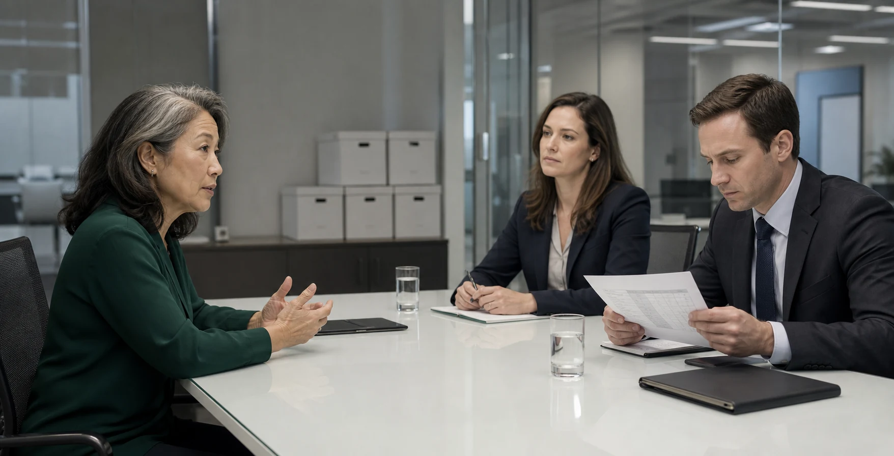 A transaction-focused ownership conversation.